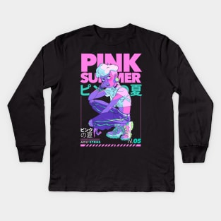 PINK SUMMER - Lars Kids Long Sleeve T-Shirt